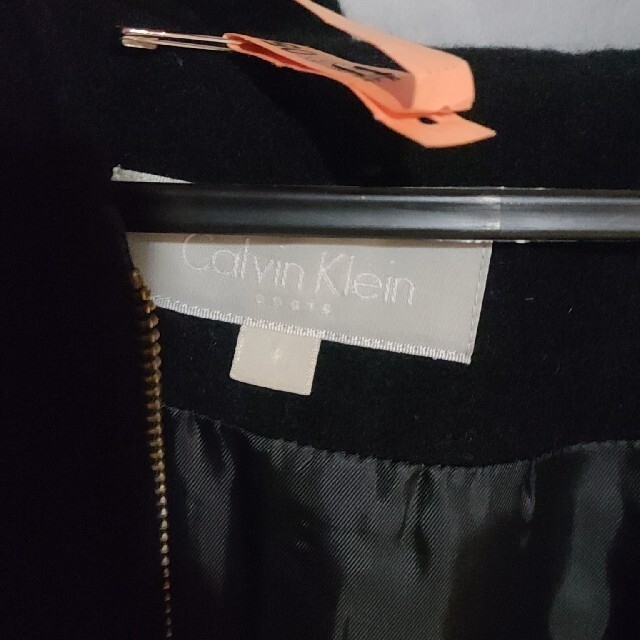 Calvin Klein(カルバンクライン)のCalvin Klein　フード付きコート レディースのジャケット/アウター(ロングコート)の商品写真