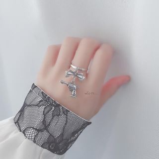 8/31新作＊ ribbon & revolver ring(リング)