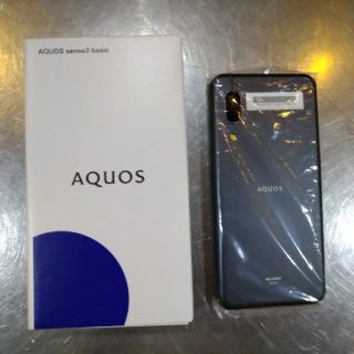 シャープ(SHARP)の新品未使用　シャープAQUOS　sense3 basic ブラック(その他)