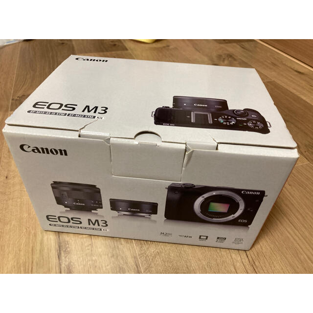 Canon EOS M3 Wレンズキット2 BK 美品 付属品完備 カメラ カメラ