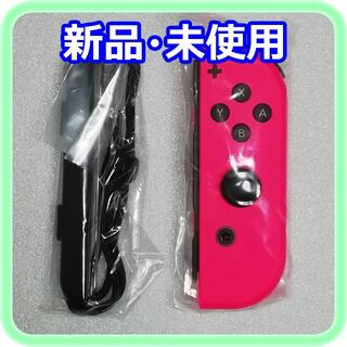 ニンテンドースイッチ(Nintendo Switch)の新品 Joy-Con(R) ネオンピンク Joy-Conストラップ 純正品(その他)