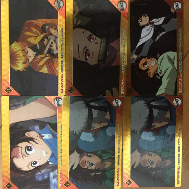 鬼滅の刃 カード 6枚 エンタメ/ホビーのアニメグッズ(カード)の商品写真