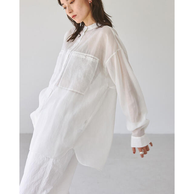 todayful 2021aw Organdy Over Shirts????