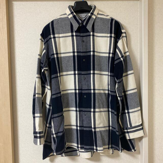 takuya∞ 着用 unused アンユーズド スリット チェックシャツ