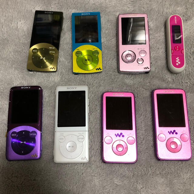 iPod WALKMAN いろいろ 12台セット ジャンク スマホ/家電/カメラのオーディオ機器(ポータブルプレーヤー)の商品写真