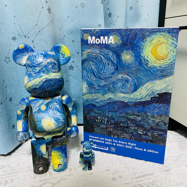 Van gogh Starry Night BE@RBRICK 100%400%