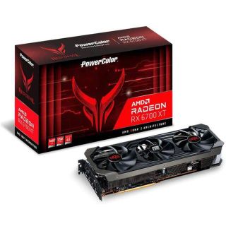 確認のみほぼ新品 Power Color AMD Radeon RX6700XT(PCパーツ)