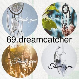 69.dreamcatcher【thank you シール48枚】(カード/レター/ラッピング)