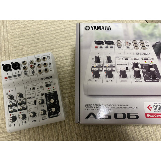 ヤマハ(ヤマハ)のオーディオインターフェース YAMAHA AG06 楽器のDTM/DAW(オーディオインターフェイス)の商品写真
