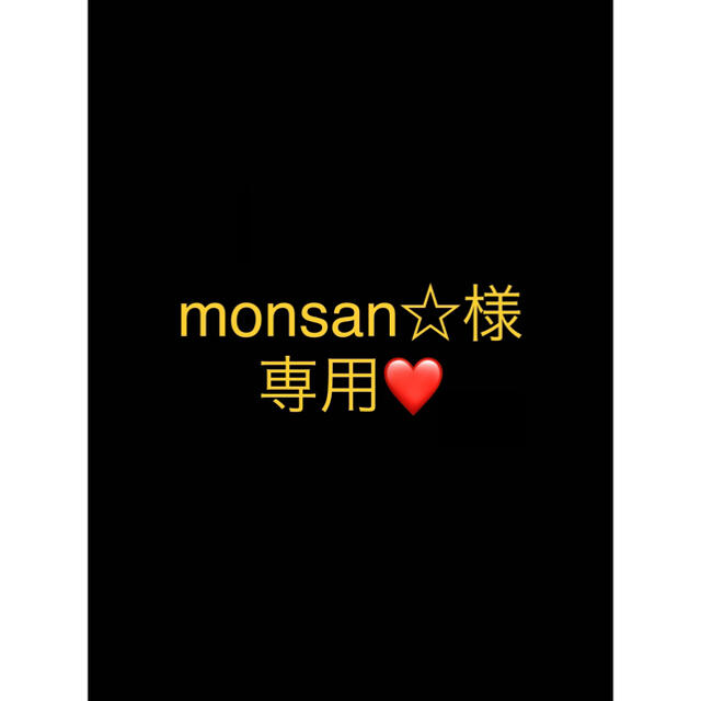 monsan☆様専用ページ