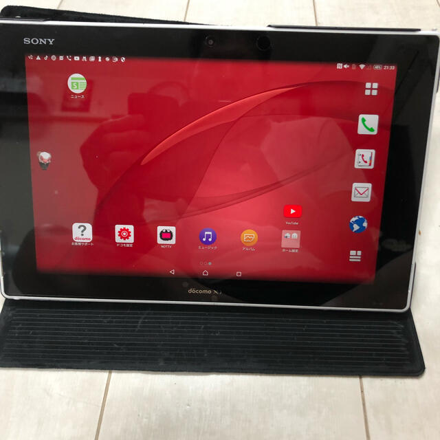 SONY(ソニー)のソニー　ドコモ　x タブレット スマホ/家電/カメラのPC/タブレット(タブレット)の商品写真