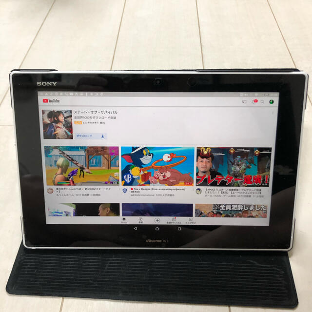 SONY(ソニー)のソニー　ドコモ　x タブレット スマホ/家電/カメラのPC/タブレット(タブレット)の商品写真