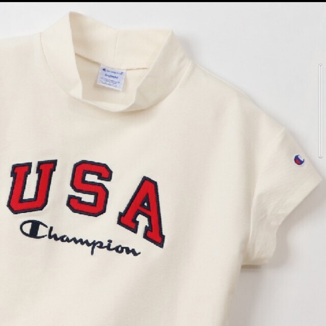 新品 M champion golf USA shirt プロ使用モデル 白