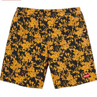 シュプリーム(Supreme)のsupreme nylon water short black floral S(水着)