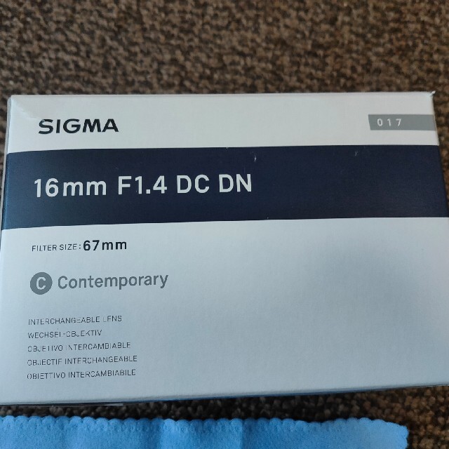 美品 SIGMA 16mm F1.4 DC DN  SONY Eマウント用