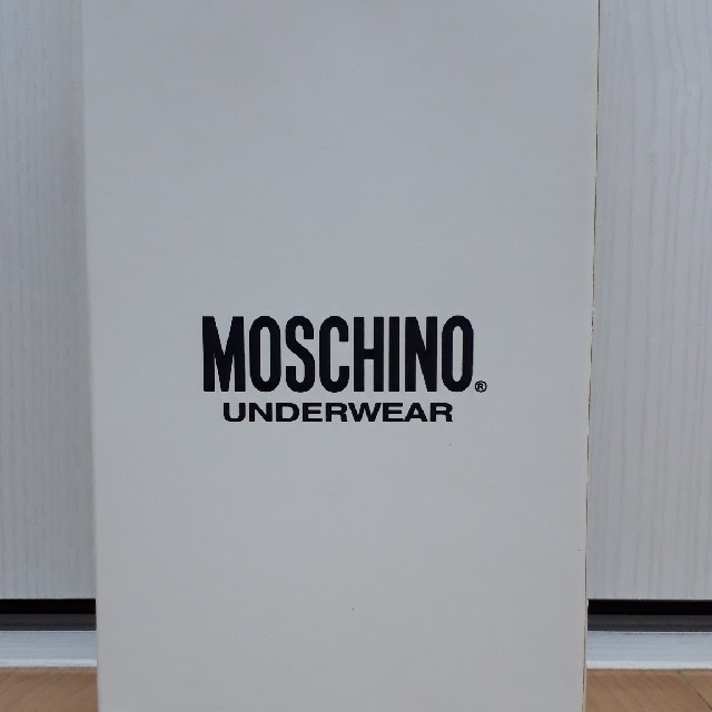 MOSCHINO(モスキーノ)の【新品未使用】MOSCHINO/モスキーノのボクサーパンツ2枚セットLサイズWH メンズのアンダーウェア(ボクサーパンツ)の商品写真