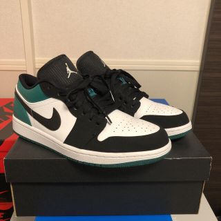 NIKE AIR JORDAN1lowマイスティックグリーン27.5㎝(スニーカー)