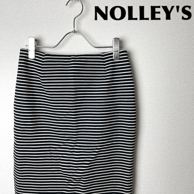 NOLLEY'S(ノーリーズ)のNOLLEY'S／ボーダータイトSK レディースのスカート(ひざ丈スカート)の商品写真