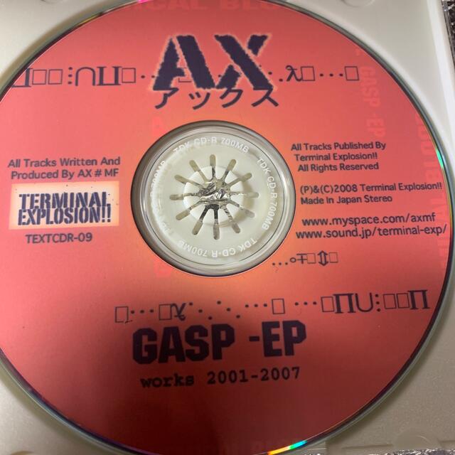 AX/GASP-EP エンタメ/ホビーのCD(クラブ/ダンス)の商品写真