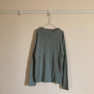 シマムラ(しまむら)のハイネックニット・Lサイズ・しまむら・Avail・アベイル・くすみグリーン(ニット/セーター)