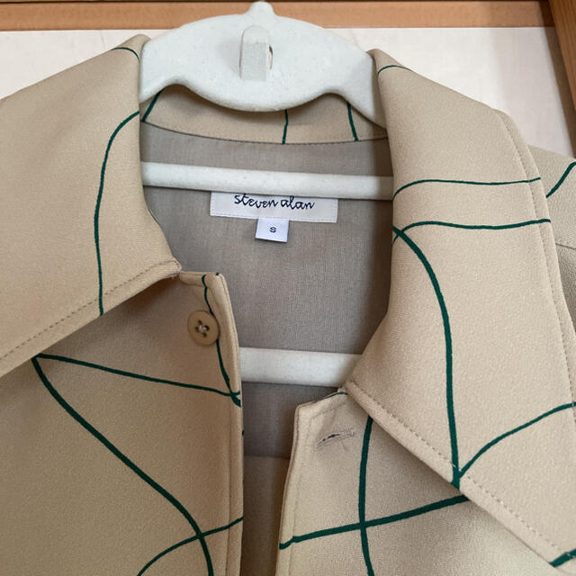 steven alan(スティーブンアラン)のsteven alan curve print shirt レディースのジャケット/アウター(テーラードジャケット)の商品写真