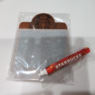 スターバックスコーヒー(Starbucks Coffee)のStarbucks ミニウッドボード＆クレヨン(ウェルカムボード)