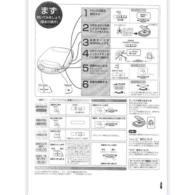 Panasonic(パナソニック)のパナソニック　ポータブルCDプレーヤー スマホ/家電/カメラのオーディオ機器(ポータブルプレーヤー)の商品写真