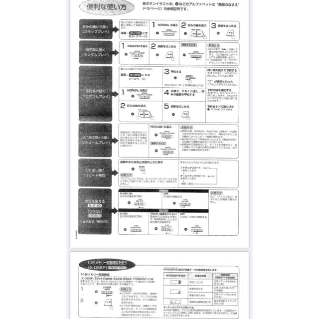 Panasonic(パナソニック)のパナソニック　ポータブルCDプレーヤー スマホ/家電/カメラのオーディオ機器(ポータブルプレーヤー)の商品写真