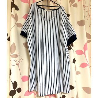 ショコラフィネローブ(chocol raffine robe)のchocol raffine robe 丈長めカットソー(カットソー(半袖/袖なし))