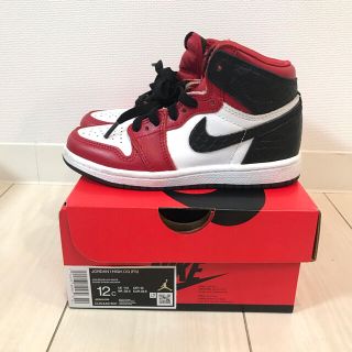 ナイキ(NIKE)の極美品★air jordan 1 satin snake 18㎝★kids(スニーカー)