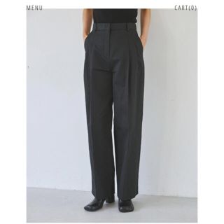 トゥデイフル(TODAYFUL)のTuck Twill Trousers(カジュアルパンツ)