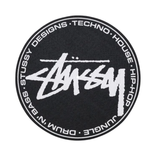 STUSSY 12 POST MODERN SLIPMATS BLACK