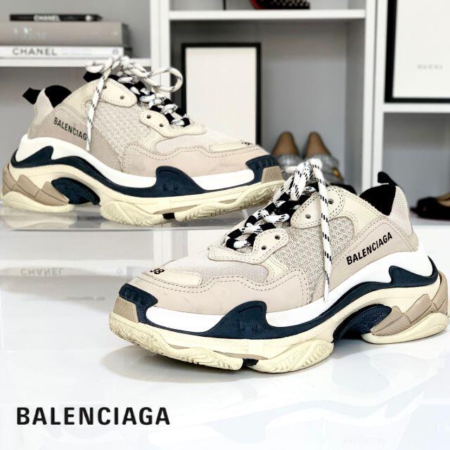 Balenciaga(バレンシアガ)の2869 バレンシアガ トリプルＳ スニーカー ベージュ レディースの靴/シューズ(スニーカー)の商品写真