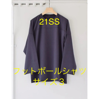 21ss comoli フットボールシャツ(Tシャツ/カットソー(七分/長袖))