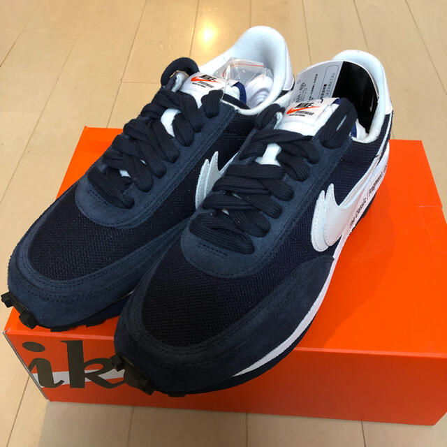 NIKE×sacai×Fragment LDWaffle ネイビー　27cm