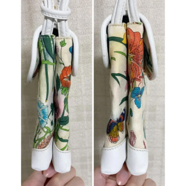 Gucci(グッチ)のGUCCI オールドグッチ　フローラ　ショルダーバッグ　花柄　フラワー　レザー レディースのバッグ(ショルダーバッグ)の商品写真