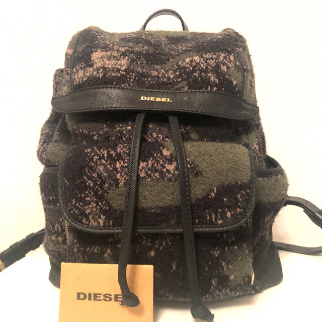【限定特価】 美品 ディーゼル 保存袋付き リュック リュック+バックパック