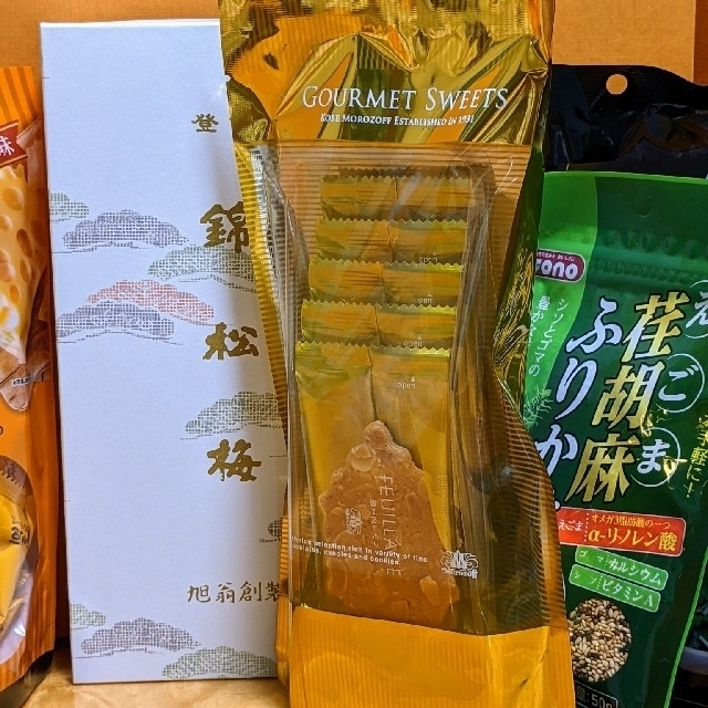 錦松梅◇珈琲大人の種菓子◇チーズ種菓子◇オルニ珍味しじみ◇荏胡麻ふりかけ◇複数 食品/飲料/酒の加工食品(乾物)の商品写真