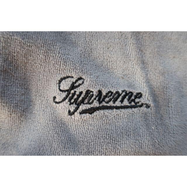 (M)Supreme Bleached Velour L/S Poloベロアポロ