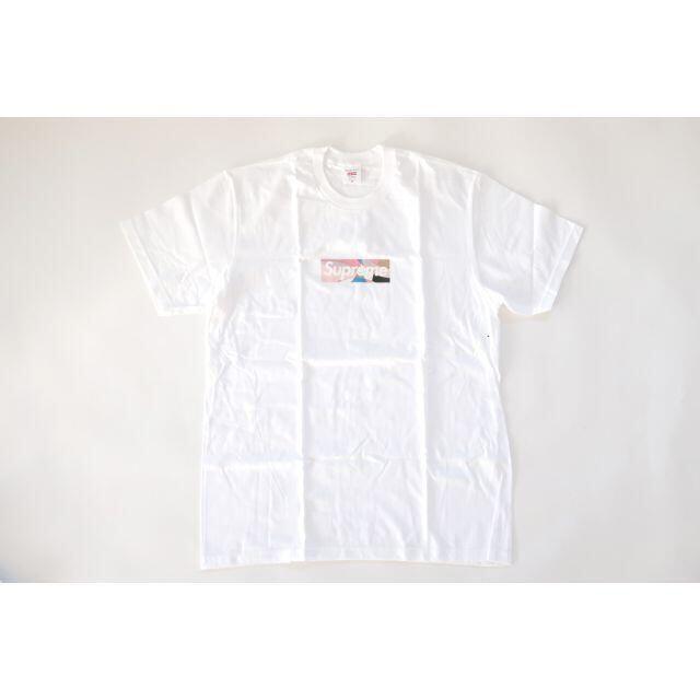 L)Supreme Emilio Pucci Box Logo Tee白/ピンク-