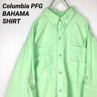 コロンビア(Columbia)の【Columbia PFG】コロンビア長袖ボタンダウンバハマシャツ　ユニセックス(シャツ)