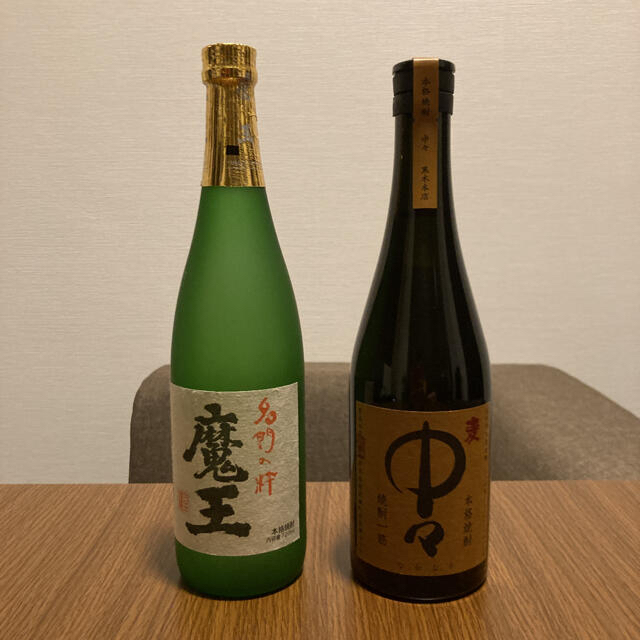 魔王　中々　焼酎セット　720ml 新品未開封品 食品/飲料/酒の酒(焼酎)の商品写真