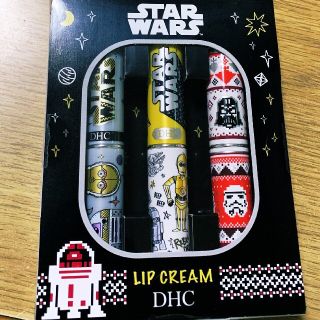 ディーエイチシー(DHC)のDHC 薬用リップクリーム スター・ウォーズ 3本セット ブラック(1.5g*3(リップケア/リップクリーム)