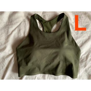 ユニクロ(UNIQLO)の【美品】UNIQLO ワイヤレスブラ アクティブ レーサーバック L(ウェア)