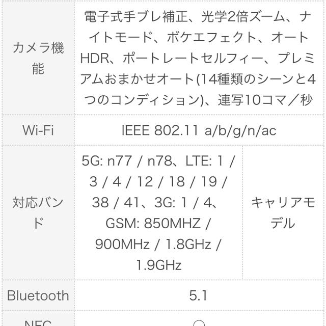 Xperia 10 III lite  ホワイト 64G e-SIM対応機種