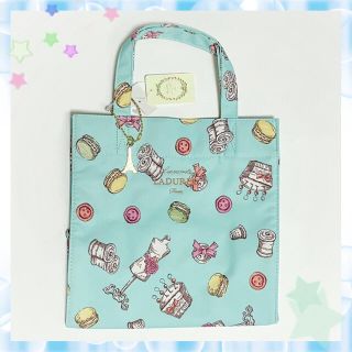 ラデュレ(LADUREE)のラデュレ ☆ 新品 ☆ プリントトートバッグ Mサイズ(トートバッグ)