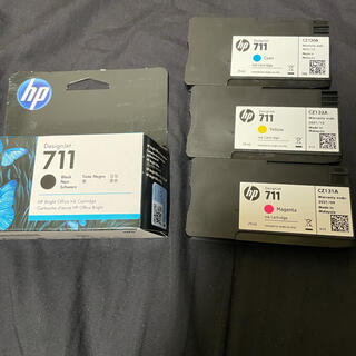 HP - HP DESIGNJET 711 プロッター用純正インクの通販｜ラクマ