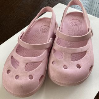 クロックス(crocs)のクロックス　キッズサンダル　10(サンダル)