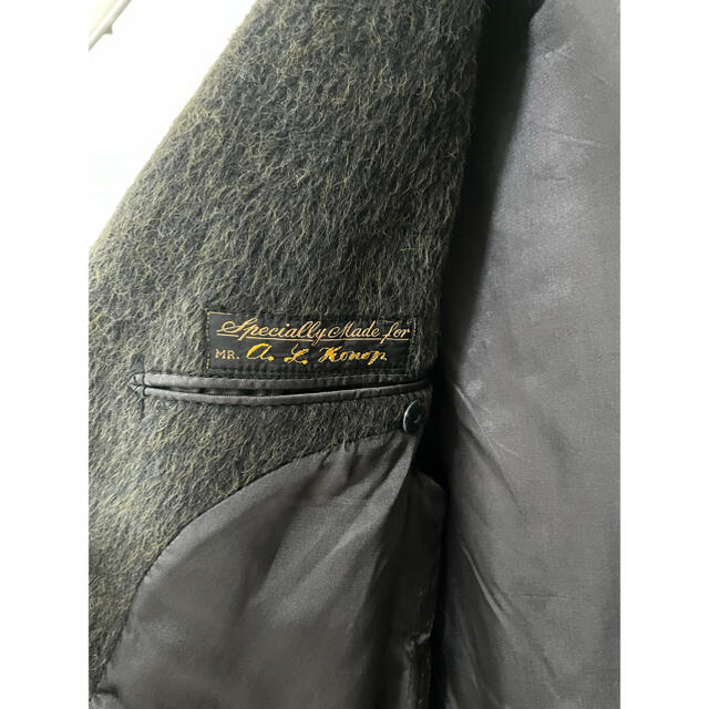 vintage モヘアカーディガン　モヘアジャケット　テーラードジャケット　希少 メンズのジャケット/アウター(テーラードジャケット)の商品写真