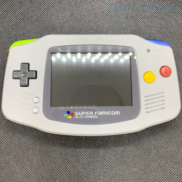 ゲームボーイアドバンス(ゲームボーイアドバンス)のゲームボーイアドバンス GBA 本体 IPS液晶 V3 バックライト仕様 379 エンタメ/ホビーのゲームソフト/ゲーム機本体(携帯用ゲーム機本体)の商品写真